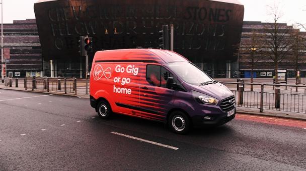 Virgin Media van