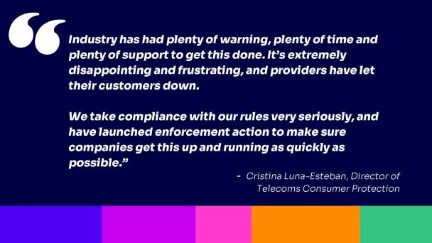 Ofcom statement